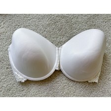 WACOAL 854191 White Strapless Push Up Bra Size 34DD