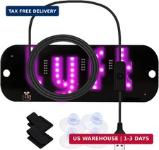 Led Light For Car Led Sign For Car Windshield Taxi Sign Decal With Suction Cup Led Light For Car Led Sign For Car Windshield Taxi Sign Decal With Suction Cup