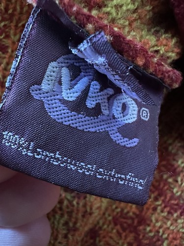 Luxus IVKO extra feine Lammwolle Mantel mit Kapuze Long Cardigan Ethno Blumen Strick S - Bild 9 von 14
