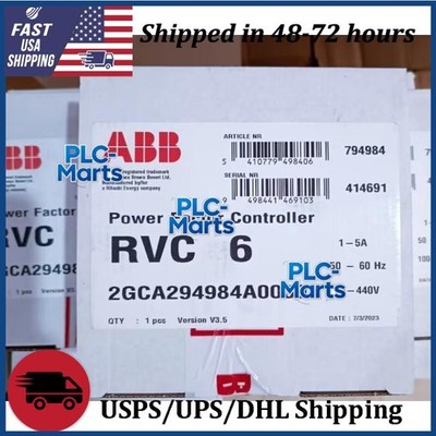1PCS New ABB RVC-6 RVC6-1/5A Power Factor Controller In Box Brand