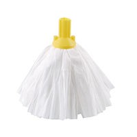 Exel Big White Mop Head Yellow (Pack of 10) 102199Y