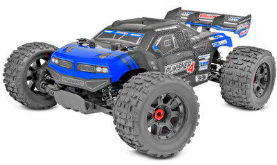 Team Corally PUNISHER 4 RTR Blue Brushless Power 4S RC Monster Truck 1/8