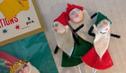 Vtg Kitschy Kmart Santa Elf Christmas Tie On Ornaments Decorations NOS Lot (H3) — photo 8