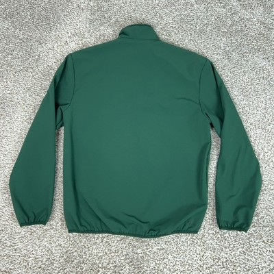 Minnesota Wild Jacket Mens Small Green NHL Hockey Adidas Quarter