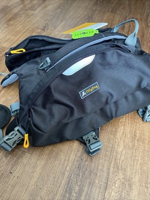 OLLYDOG Rover Dog Pack Black Vest  Medium
