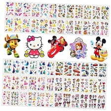 60 Sheets Temporary Tattoo fake tattoos Cute pattern stickers markers for Kids