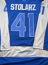Toronto Maple Leafs #41 Anthony Stolarz BLUE Jersey NEW 54 Stitched