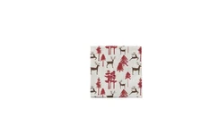 Beverage Napkins, Printed in Germany, 10-inch Length, Paper, Party, Floral