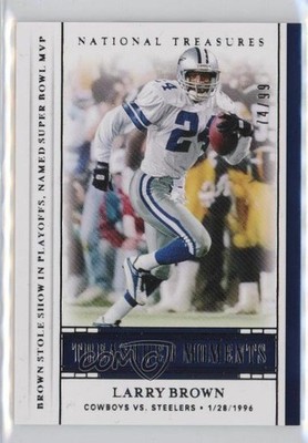 2020 Panini National Treasures Treasured Moments 74/99 Larry Brown #TM-LB 2r7