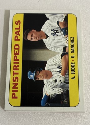 2018 Topps Heritage - Rookie Stars Aaron Judge, Gary Sanchez #183