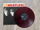 The Beatles Meet The Beatles! Japan Red Vinyl 1967  LP OR8026 W/ Lyric Insert
