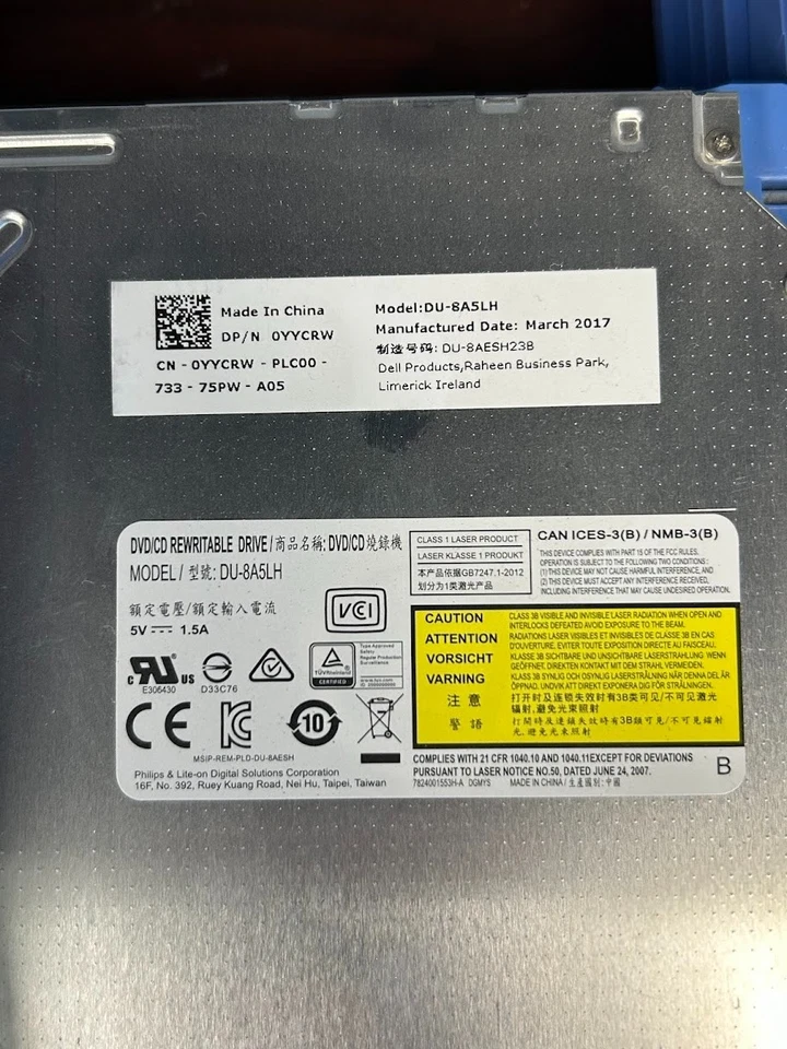 LOTE DE 30) UNIDADES ÓPTICAS SATA Dell tower/mt du90n/du-8a5lh #95 Foto 4 de 4