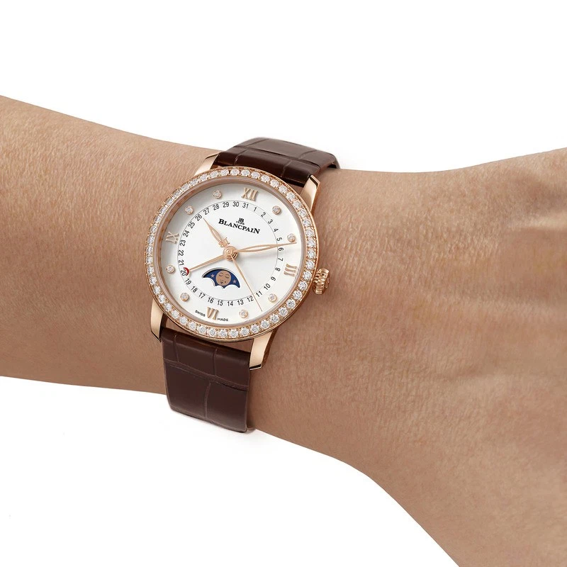 Blancpain — Blancpain Villeret Moon Phase Calendar - 6126 2987 55A
