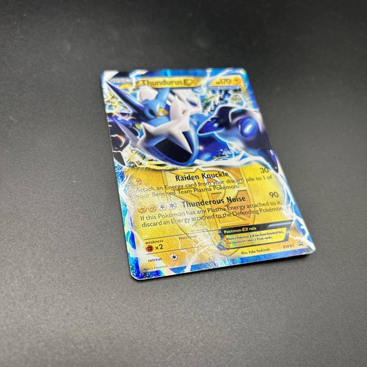 thundurus ex pokemon card value 070/197 - Obsidian Flames [LCC] Disaster Volt (110) Discard an Energy from this Pokmon Thundurus EX Pokemon New |