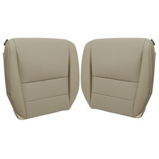 Priprilod Driver and Passenger Side Bottom Replacement Seat Cover Tan Perfora...