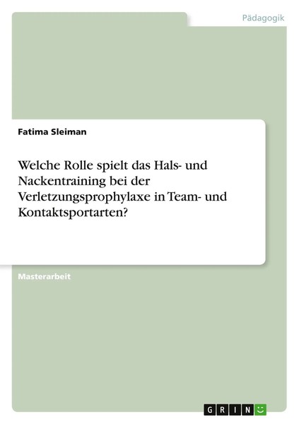 Fatima Sleiman | Welche Rolle Spielt Das Hals- Und Nackentraining Bei Der...-image