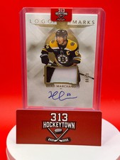 2025 Upper Deck The Cup Brad Marchand Logo Marks Patch Auto /10