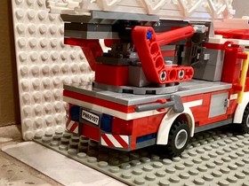 LEGO City Set #60107 Fire Ladder Truck 2016 All Pieces No Box or Instructions