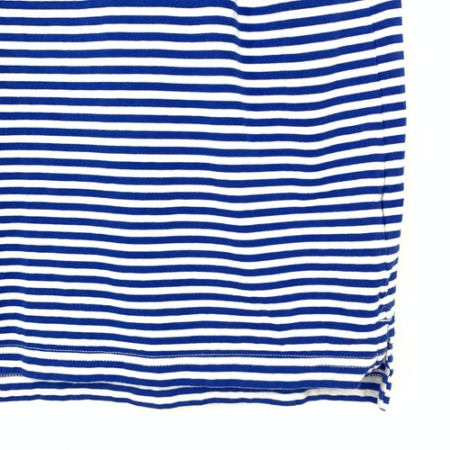 Brooks Brothers Golden Fleece Polo Shirt Boys L Short Sleeve Blue White Stripe - Picture 4 of 7