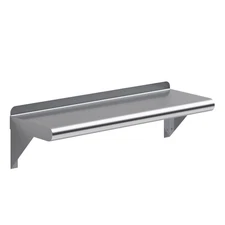 8 In. X 24 In. Stainless Steel Wall Shelf. Kitchen, Restaurant, Garage, Laundry,