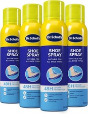 Dr. Scholl&rsquo;s Fresh Step Anti Odour Shoe Spray 4 x 150ml Fresh Scent