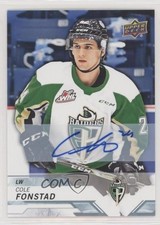 2018-19 Upper Deck CHL Auto Cole Fonstad #36 Auto ek6