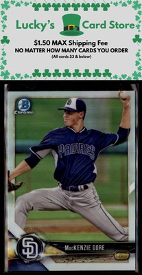 2018 Bowman Draft #BDC-150 MacKenzie Gore Chrome Refractors