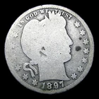 1897-O Barber Quarter Silver ---- Nice Coin ---- #976V