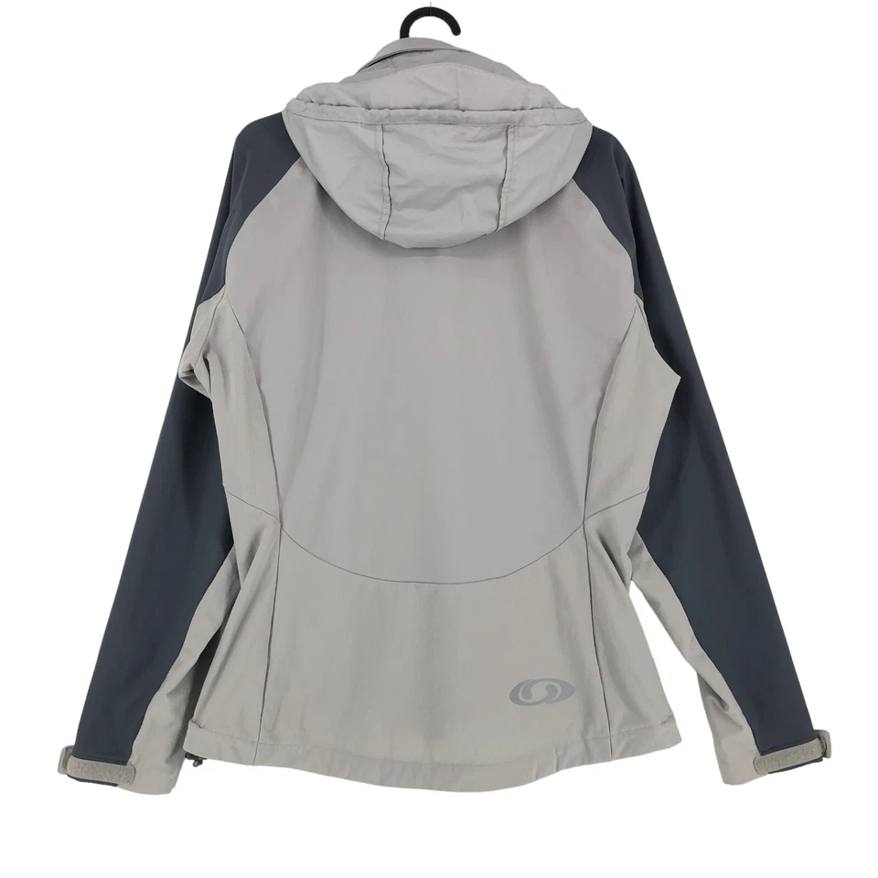 Abrigo impermeable con capucha para mujer SALOMON talla M Foto 2 de 4