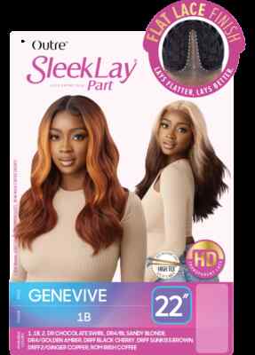 Outre Synthetic SleekLay Part Lace Front Wig - GENEVIVE 22  display picture 1