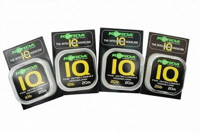 Korda IQ Flurocarbon Hooklink 20m All Sizes NEW