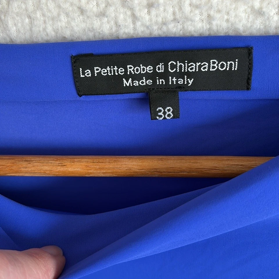 Vestido Chiara Boni para mujer talla 38 azul XS Foto 2 de 4