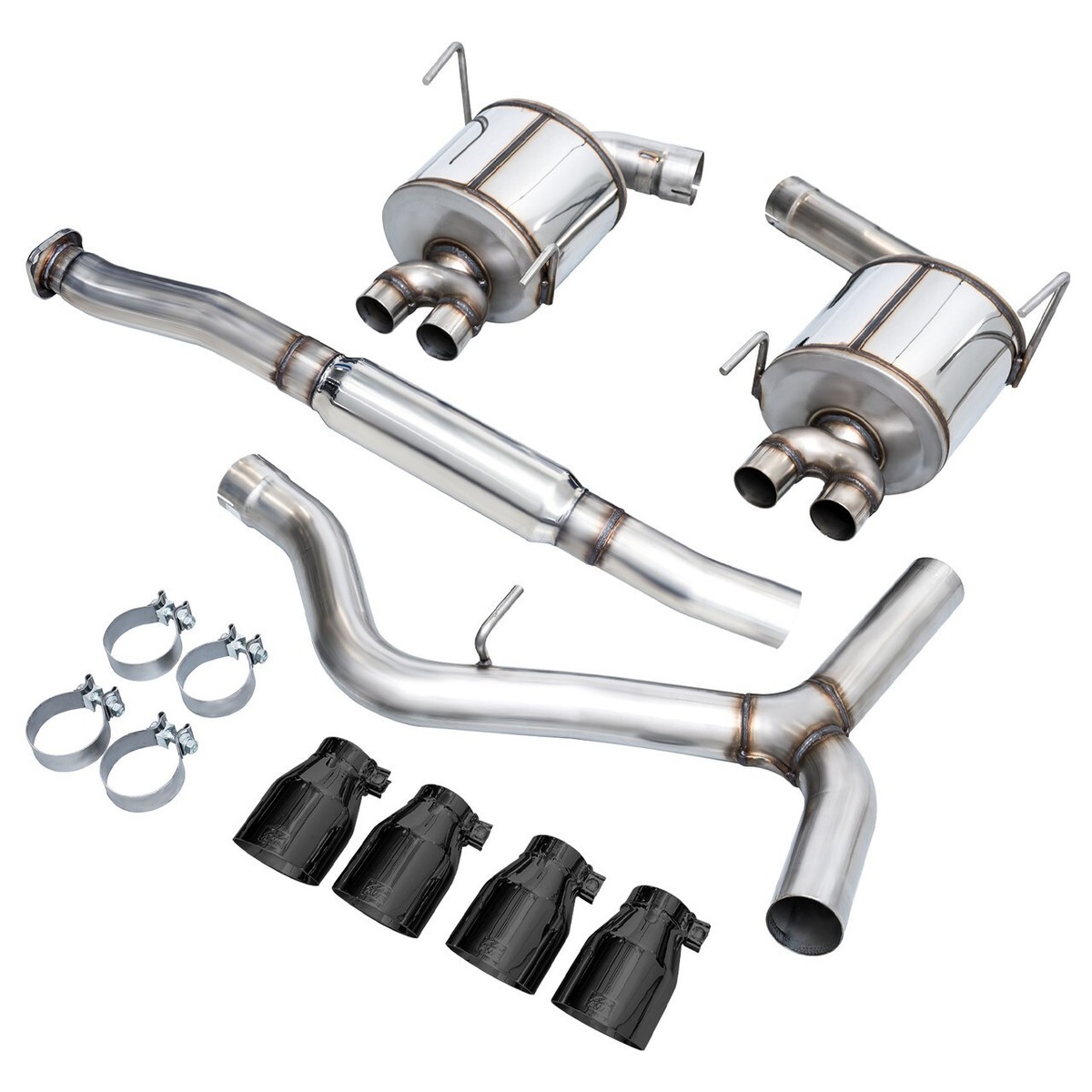 AWE Tuning 3015-43108 Touring Cat-Back Exhaust 11-21 Subaru WRX
