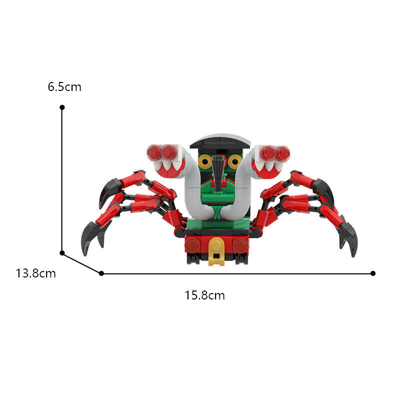 Choo Choo Charles Building Block Toys Horror Game Figure Assembling X'MAS  GIFT