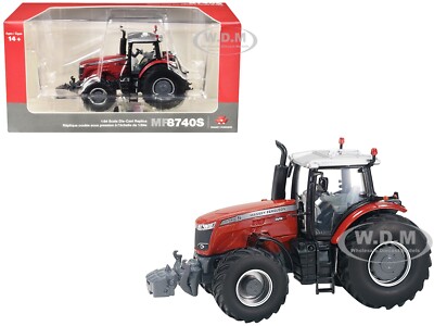 MASSEY FERGUSON 8740 S DYNA VT TRACTOR RED 1/64 DIECAST MODEL BY SPECCAST SCT947