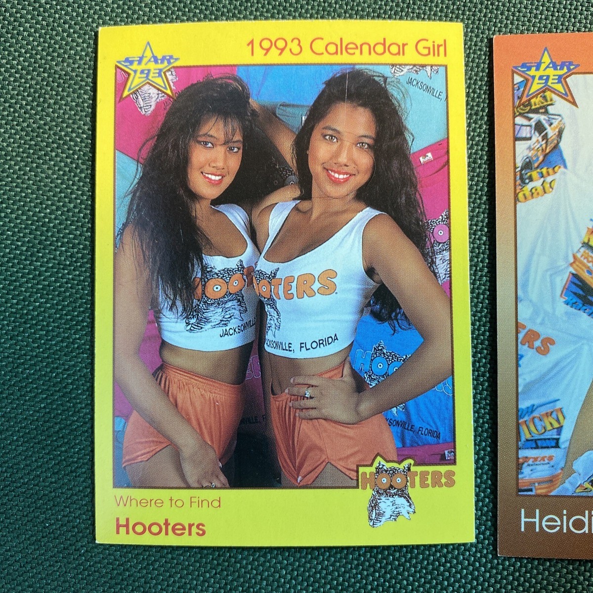 1993 Star International Hooters Calendar Girl Card #67 😍 With