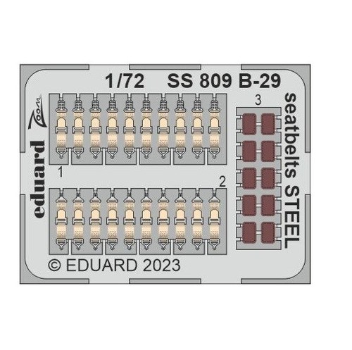 Accessoires Eduard 72732 - 1/72 B-29 Extérieur - Pour Hobby 2000 / Academy