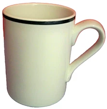 Dansk Bistro Christianshavn Green 1 Coffee Mug Cup 4 1/8" T Portugal Disc 8 oz