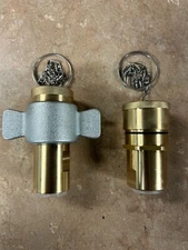 1" NPT (WET LINE) Wing Nut Hydraulic Coupler / Coupling Set WITH CAP & PLUG!