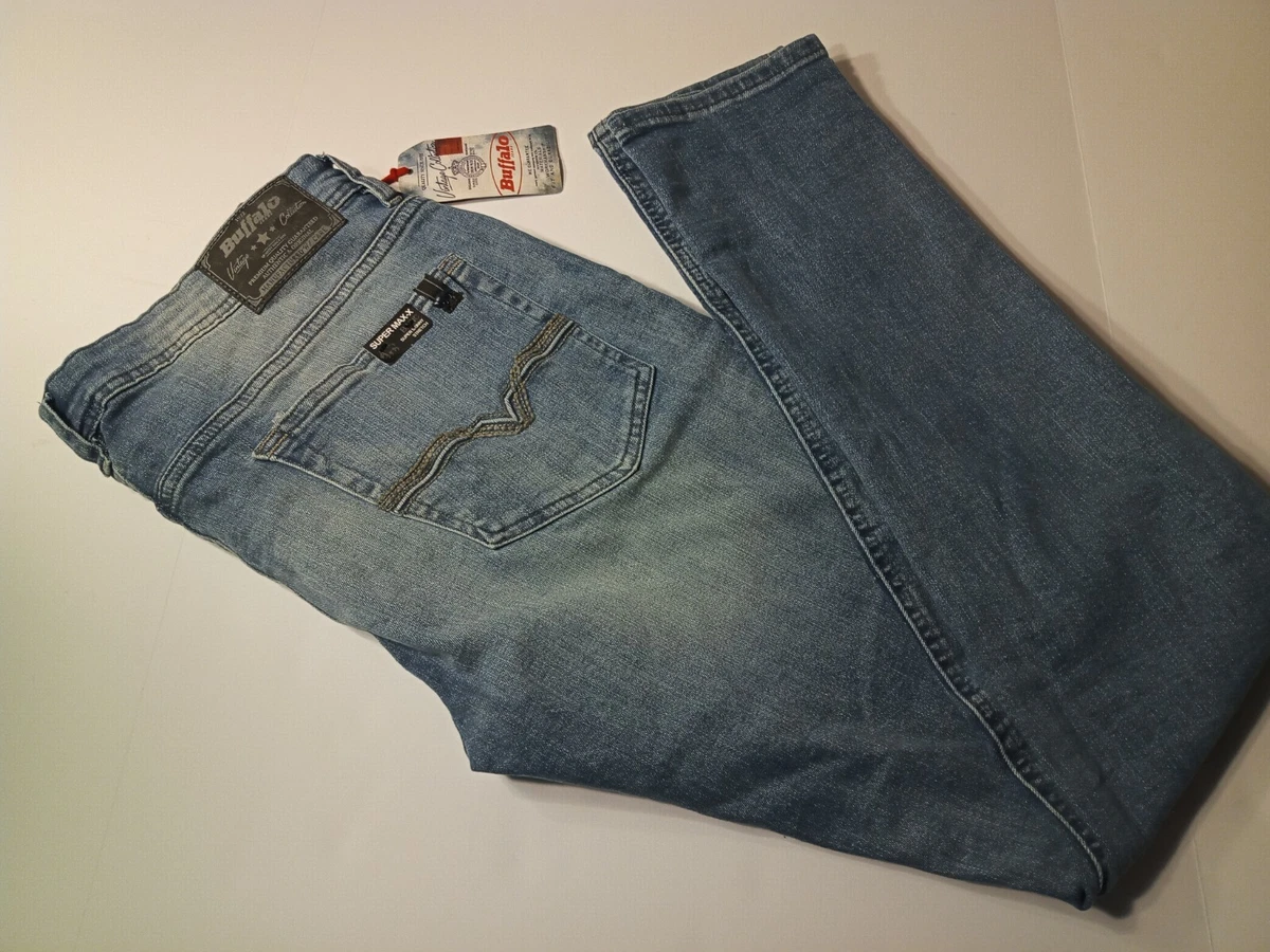 Buffalo David Bitton Men s Super Skinny Fit Super Max x Jeans blue jeans 31 32