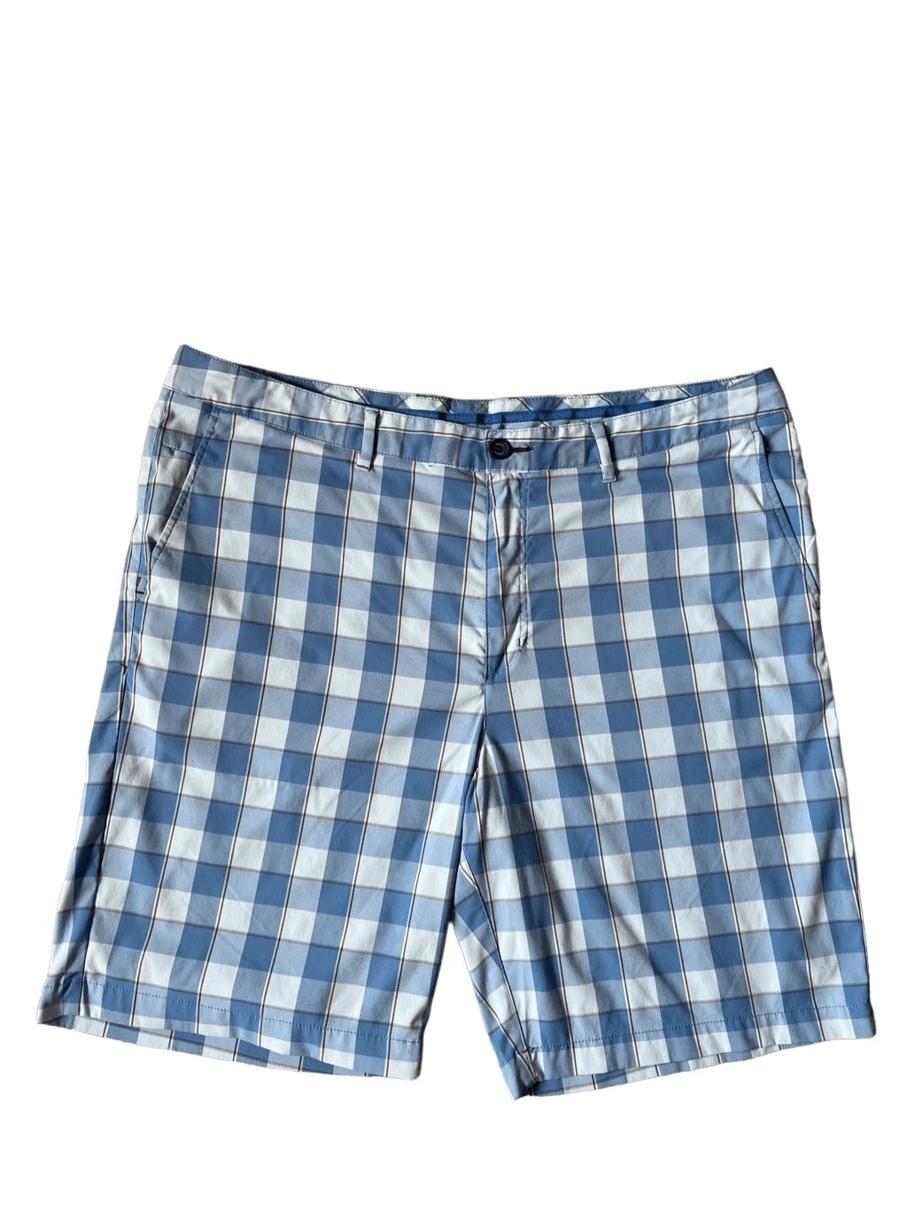 Tommy Bahama Golf Shorts Mens size 40 Plaid Check Quick Dry Nylon Stretch