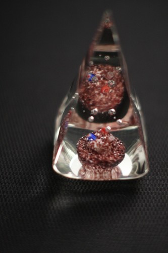 Murano Italienische Kunst Glas Skulptur oder Briefbeschwerer - SPIEGELTRICK DESIGN - UNIKAT - Bild 8 von 12