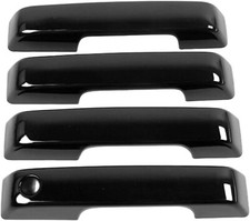 Gloss Black Door Handle Cover Trim For 2021 2022 2023 24 -2026 Ford F150 Wo Smk