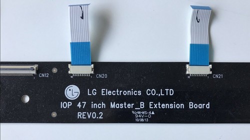 LG TV 47LX9500-TA LX Master_B Extension PCB + the original small Ribbon Cables - Zdjęcie 5 z 6