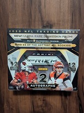 2020 PRIZM HOBBY Box🔥Football NFL🔥2 AUTO/9 #'d🔥Hurts-Love-Burrow-Herbert-Tua