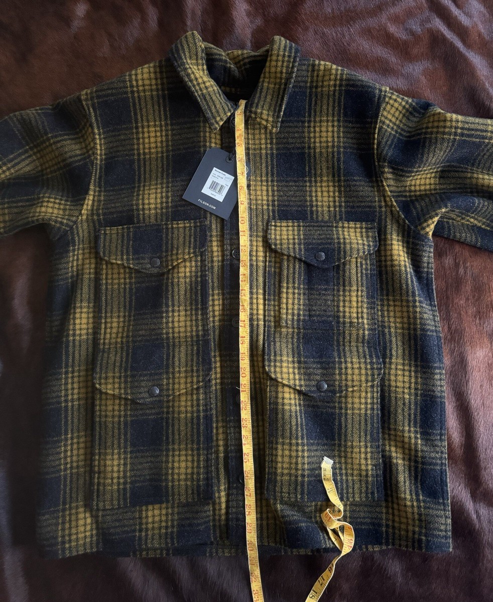 NWT Filson Mackinaw Wool Cruiser Jacket Gold Ochre L Limited NWT Filson Mackinaw Wool Cruiser Jacket Gold Ochre L Limited