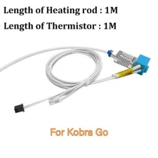 Hotend Kit For Anycubic Kobra Go Hotend 3D Printer Extruder Unit Kit Heat Block