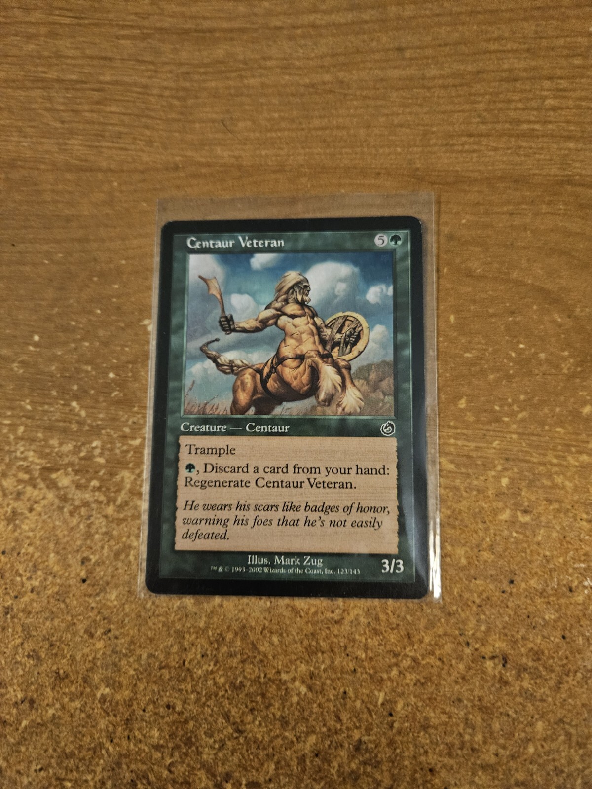 MAGIC THE GATHERING TORMENT CENTAUR VETERAN LIGHTLY PLAYED