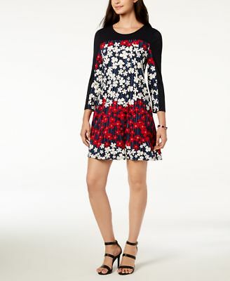 tommy hilfiger navy floral dress