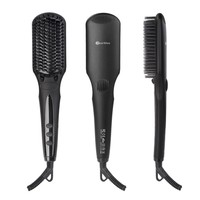 Hair Straightening Brush, Bearmoo Ionic Heated Straightener Brush - Electric Hot Hair Straightening Brush, Bearmoo Ionic Heated Straightener Brush - Electric Hot